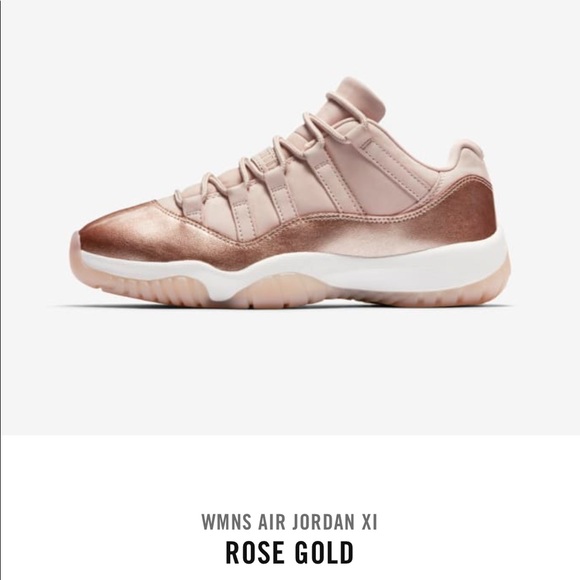 air jordan 11 retro low rose gold